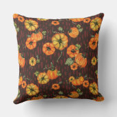 パインターリーウォーター秋カボキンオレンジ/ブラック クッション (裏面)