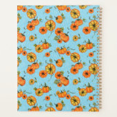 パインターリーウォーター秋カボキンオレンジ/ブルー プランナー手帳 (裏面)