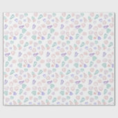 パインターリーシーシェルアンダーザシー海誕生日 ラッピングペーパー (フラット)