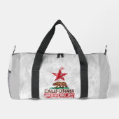 パインターリーデコールのカリフォルニア州旗 ダッフルバッグ (裏面)