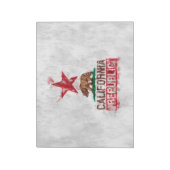 パインターリーデコールのカリフォルニア州旗 ノートパッド (回転)