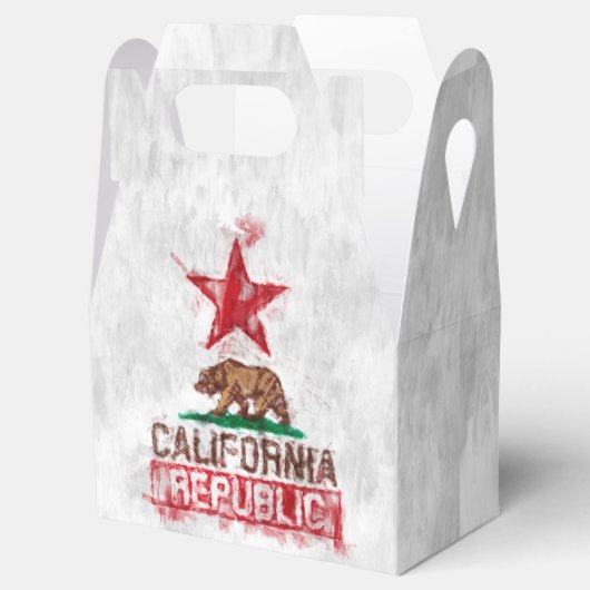 パインターリーデコールのカリフォルニア州旗 フェイバーボックス (オープン)