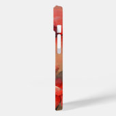 パインターリーレッドポピーカスタムズと文字 Case-Mate iPhoneケース (裏面 / 左)