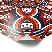 パインターリー自然ボホフローラマンダラ フォトプリント            (角)