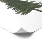 パインツリーウッドランド子供部屋デコール ポスター (角)