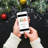 パインツリーエレガントクリスマスブランチ 招待状