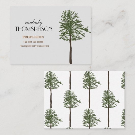 パインツリーカスタム  名刺 (正面/裏面)