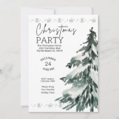 パインツリークリスマスパーティー 招待状 (正面)