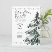 パインツリークリスマスパーティー 招待状 (スタンド正面)