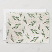 パインツリークリスマスホリデーパーティ招待状 招待状 (裏面)