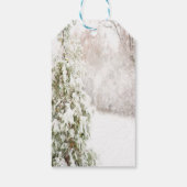 パインツリースノーホリデイ ギフトタグ (裏面)