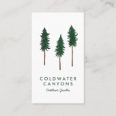 パインツリーズアウトドアシーキャンプハイクアドベンチャー 名刺 (正面)