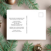 パインツリーズウォーターカラーニューホームホリデームービング 案内ポストカード