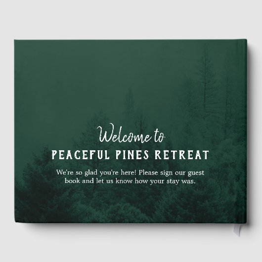 パインツリーズグリーンゲストハウスレンタルホーム ゲストブック (裏面)