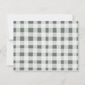 パインツリーズマウンテンアドベンチャーベビーシャワー サンキューカード (裏面)