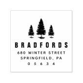 パインツリーズ差出人住所 セルフインキングスタンプ (デザイン)