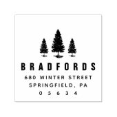 パインツリーズ差出人住所 セルフインキングスタンプ (デザイン)