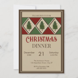 パインツリーズ&ハーレクイン招待状 招待状