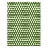 パインツリードットグリーンスタイルクリスマス テーブルクロス (正面)