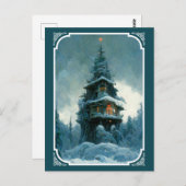 パインツリーハウス |クリスマスツリー ポストカード (正面/裏面)