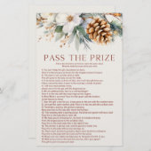パインツリーパスザプライズブライダルシャワーゲーム 便箋 (正面/裏面)