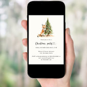 パインツリーフォックスクリスマスパーティー 招待状