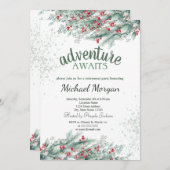 パインツリーブランチベリーズリタイアメント 招待状 (正面/裏面)