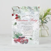 パインツリーブランチ赤トラック会社パーティー 招待状 (スタンド正面)