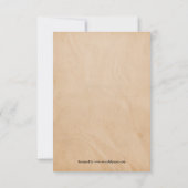 パインツリーブランチ – 3x5クリスマスパーティの招待状 招待状 (裏面)