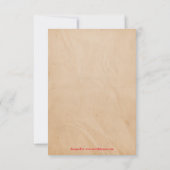 パインツリーブランチ – 3x5クリスマスパーティの招待状 招待状 (裏面)