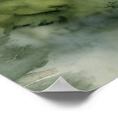 パインツリープリント | Winter Landscapeウォールアート ポスター (角)