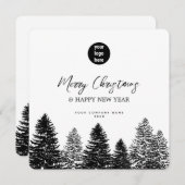 パインツリーホリデー企業のビジネスQRコードロゴ (正面/裏面)