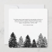 パインツリーホリデー企業のビジネスQRコード (裏面)