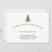 パインツリーミニマリスト新しいアドベンチャームービング 案内状 (正面)