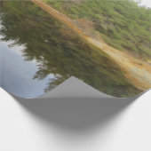 パインツリーリフレクションレイク ラッピングペーパー (角)