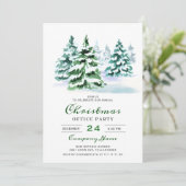 パインツリー企業のクリスマスホリデーパーティー 招待状 (スタンド正面)