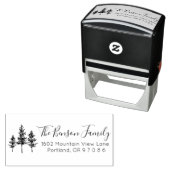 パインツリー差出人住所自己インキングスタンプ セルフインキングスタンプ (インサイチュ)