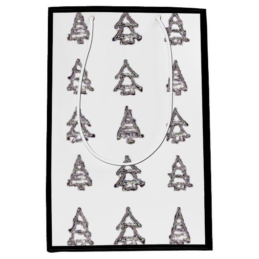 パインツリー抱き枕 ミディアムペーパーバッグ (正面)