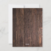 パインツリー素朴ウッドカスタム写真 シーズンカード (裏面)