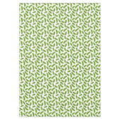 パインツリー葉ズオンホワイトテーブルクロス テーブルクロス (正面)