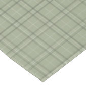 パインディアプレイド – セージ緑のカビコレタータンチェック。 テーブルクロス (アングル)