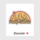 パイントップ – レイクサイド，アリゾナ州ステッカー シール (シート)