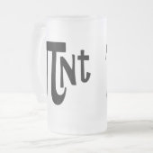 パイントPiのマグ フロストグラスビールジョッキ (正面左)