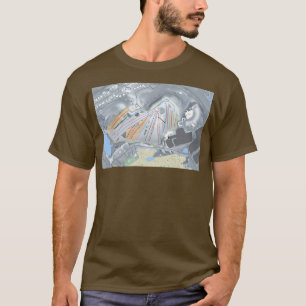 パインノブリゾートトレイルマップ Tシャツ