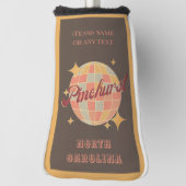 パインハーストシティノースカロライナ州ゴルファー ゴルフヘッドカバー (回転90)