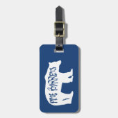 パインバレンスベア ラゲッジタグ (正面縦)