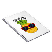 パインパイナップルおもしろいパンを探す ノートブック (右側)