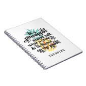 パインパーソナライズされたアップルのノートである ノートブック (右側)