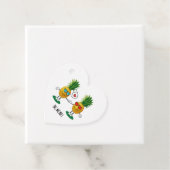 パインパーソナライズされたアップル絵文字ラブカップル フェイバータグ (インサイチュ)