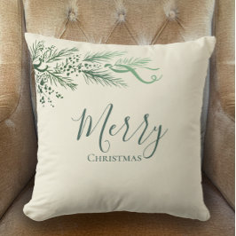 パインパーソナライズされたユニークモダンメリークリスマス クッション
